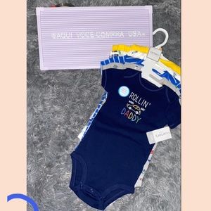 5-Pack Cars Original Bodysuits CARTERS with tag!
